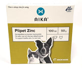 AIKA Piipet Zinc för hund och katt 100 tbl