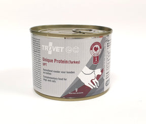 Trovet Unique Protein UPT kalkon för hund och katt 6 x 200 g